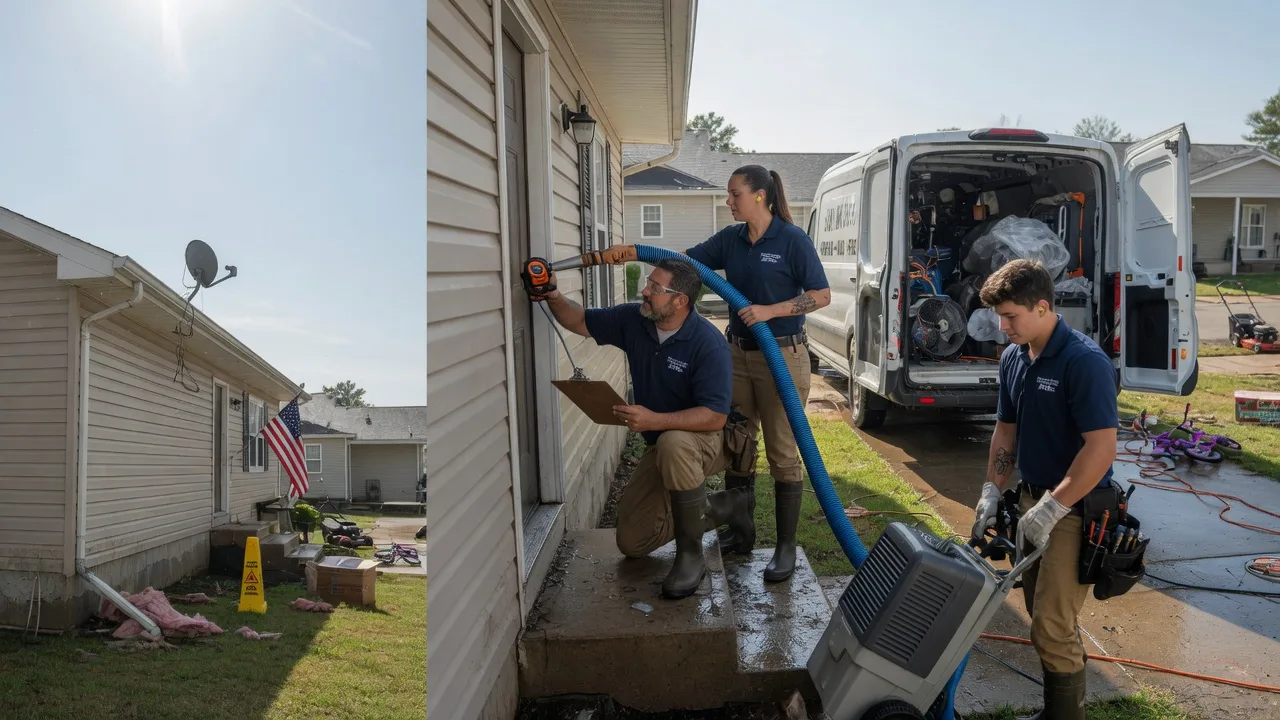 Ceiling Water Damage Restoration in Eleva, WI near me